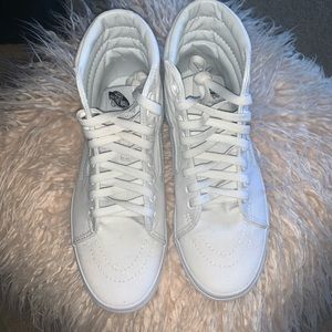 white high top vans